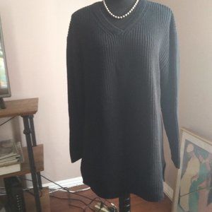 Preview International Black Cotton Sweater | Size XL